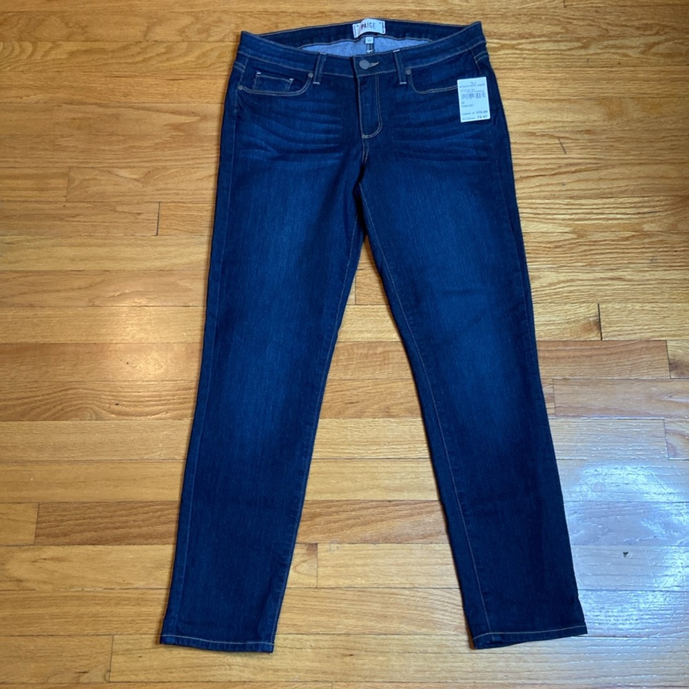 PAIGE Deep Purple Kylie Crop Jeans. Size 30 - Picture 2 of 11